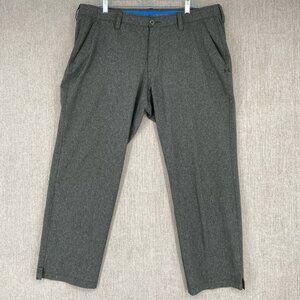 Under Armour Pants Mens 40x30‎ Gray All Season Gear Golf Flat Front Stretch